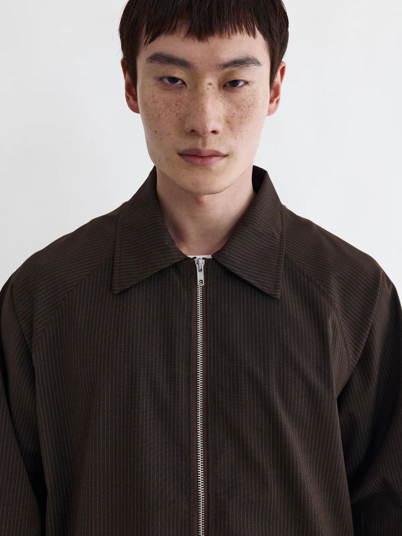 26SS JT2 Striped Collared Jacket