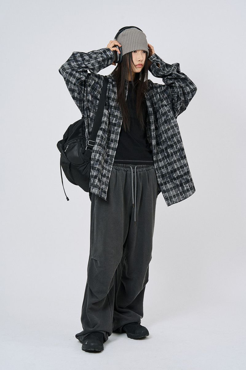Ethereal pigment parachute sweatpants