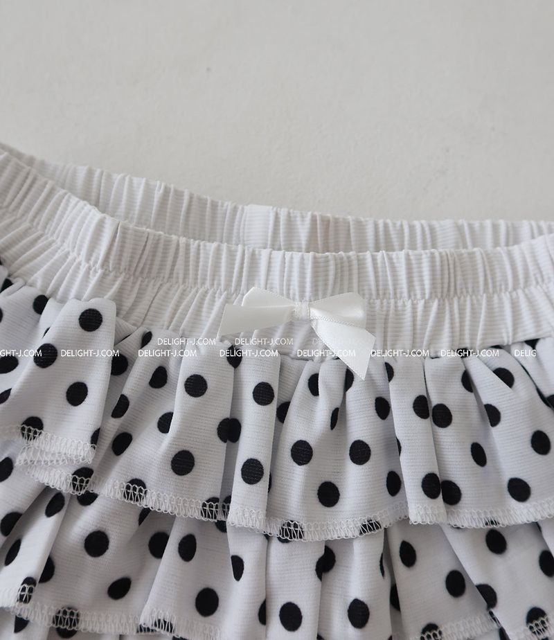 Dot dot cancan frill shorts