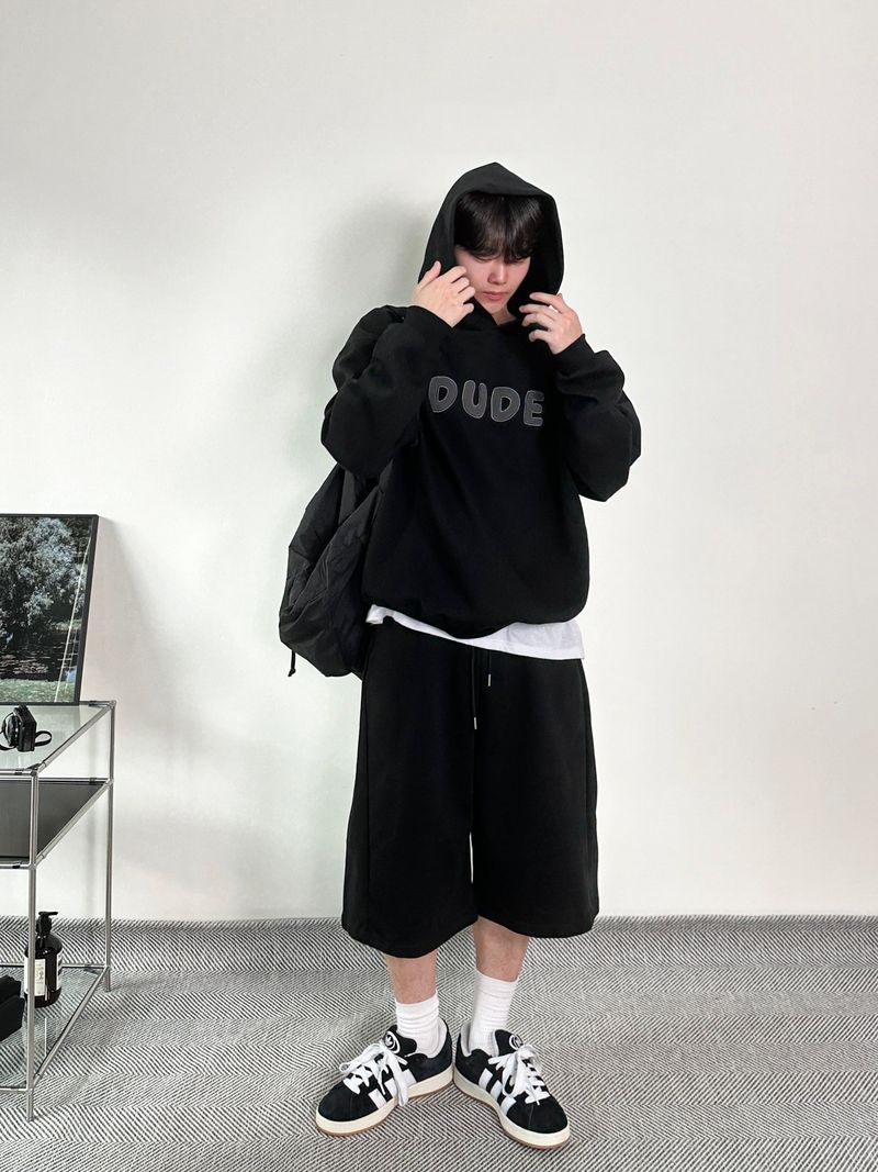 Mg Side folding bermuda pants