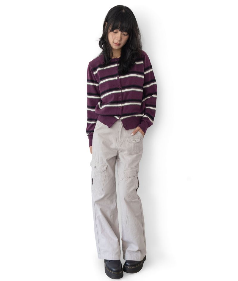 Marble Flare Work Pants