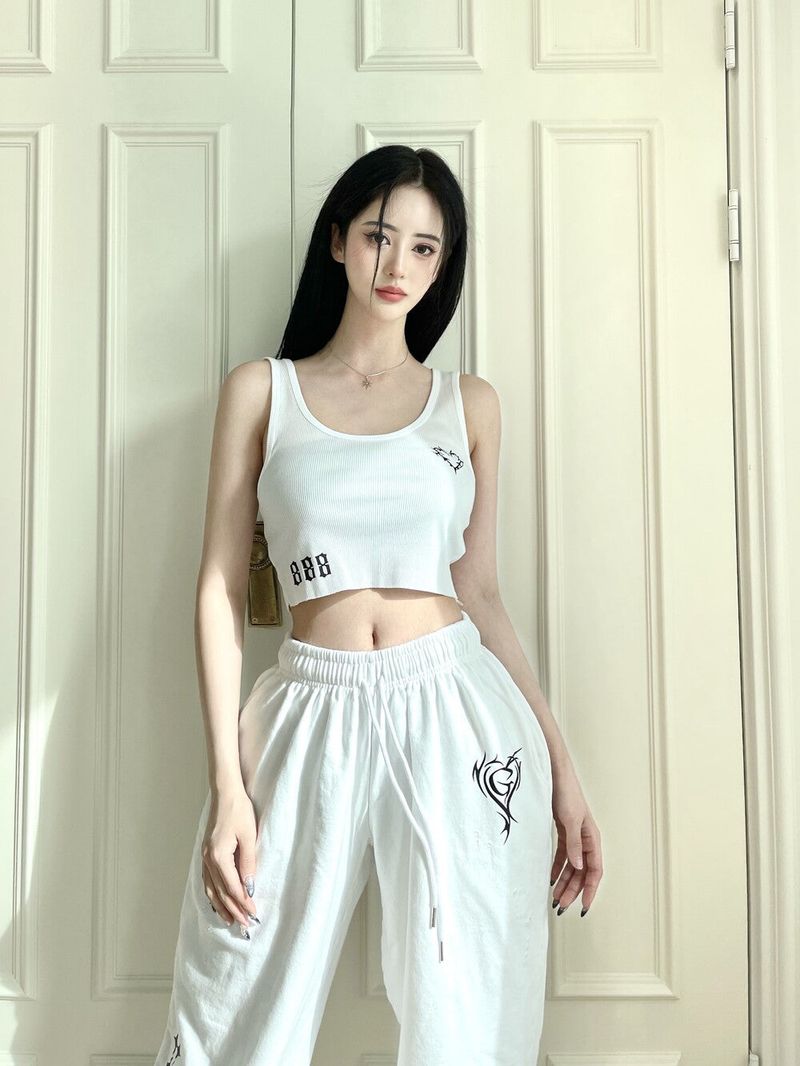 [High quality] 846. Heart sweat pt (2color)