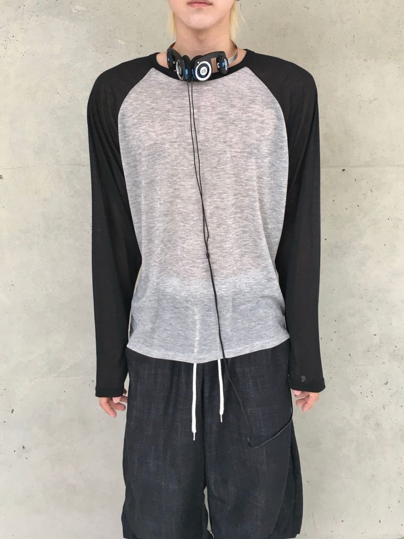 Hale Raglan Sheer Long Sleeve 3C