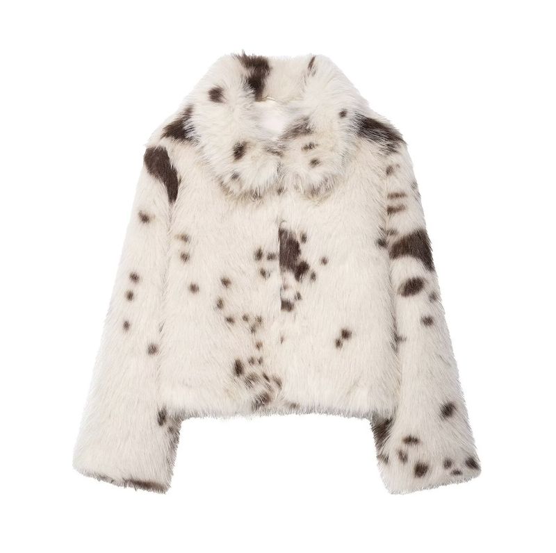 Cozy&Kitsch（コージーアンドキッチ）の「Milky Brown Spot Fur Jacket（Jackets/Outerwear）」