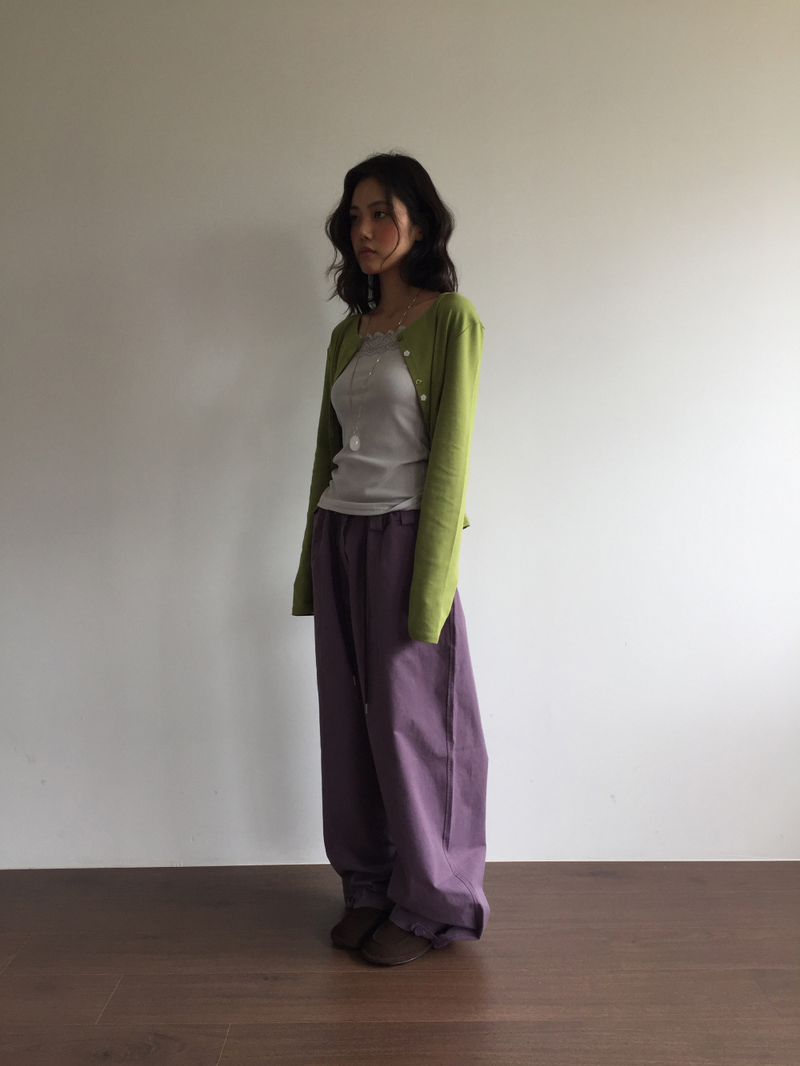 Boya String Button Pants (2color)