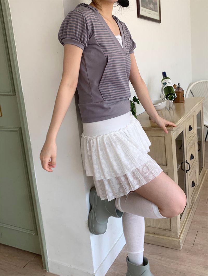 HAZY STRIPE HOODIE (2C)