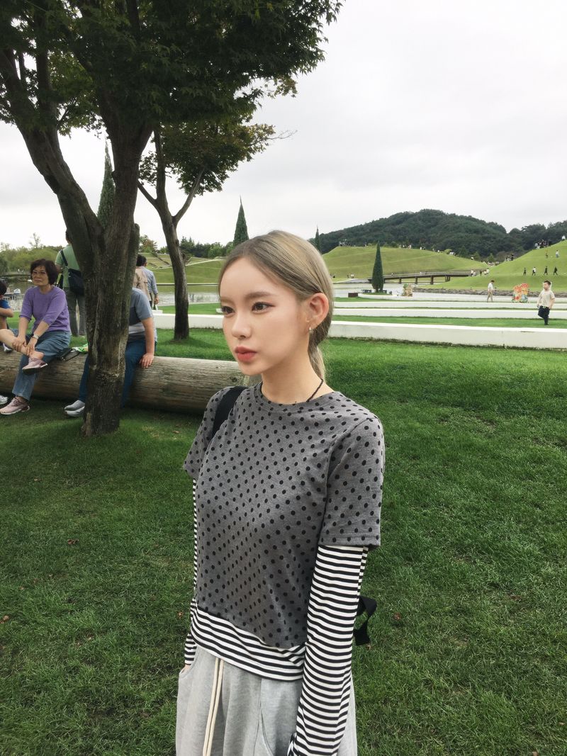 RITCORE(リットコア)の「Mocha Dot Layered T-Shirt (2c)(Tops)」