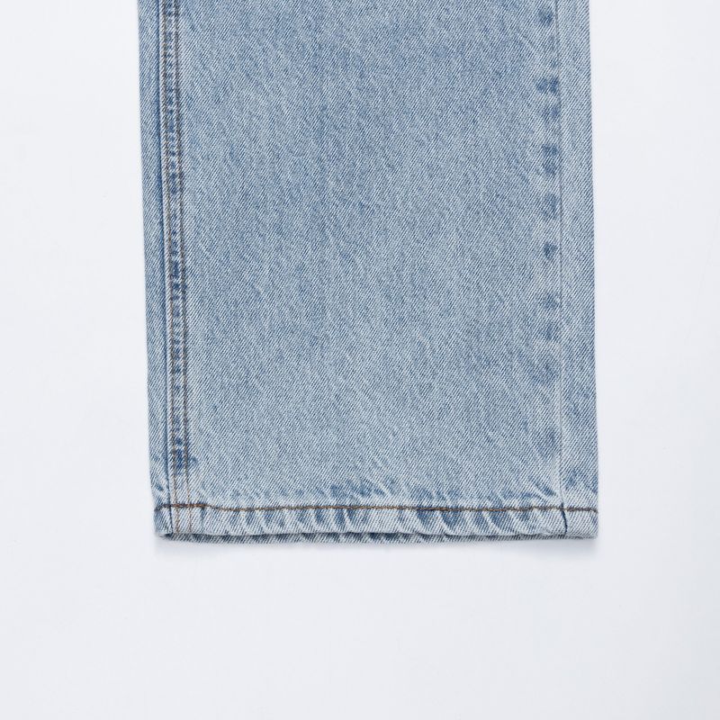 CLASSIC LOOK SEMI WIDE DENIM PANTS code 18101