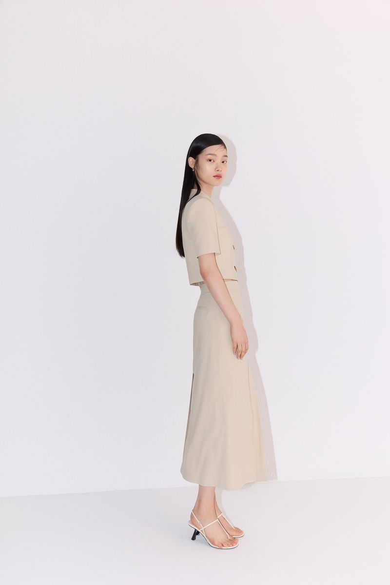 NO.27 SKIRT - BEIGE