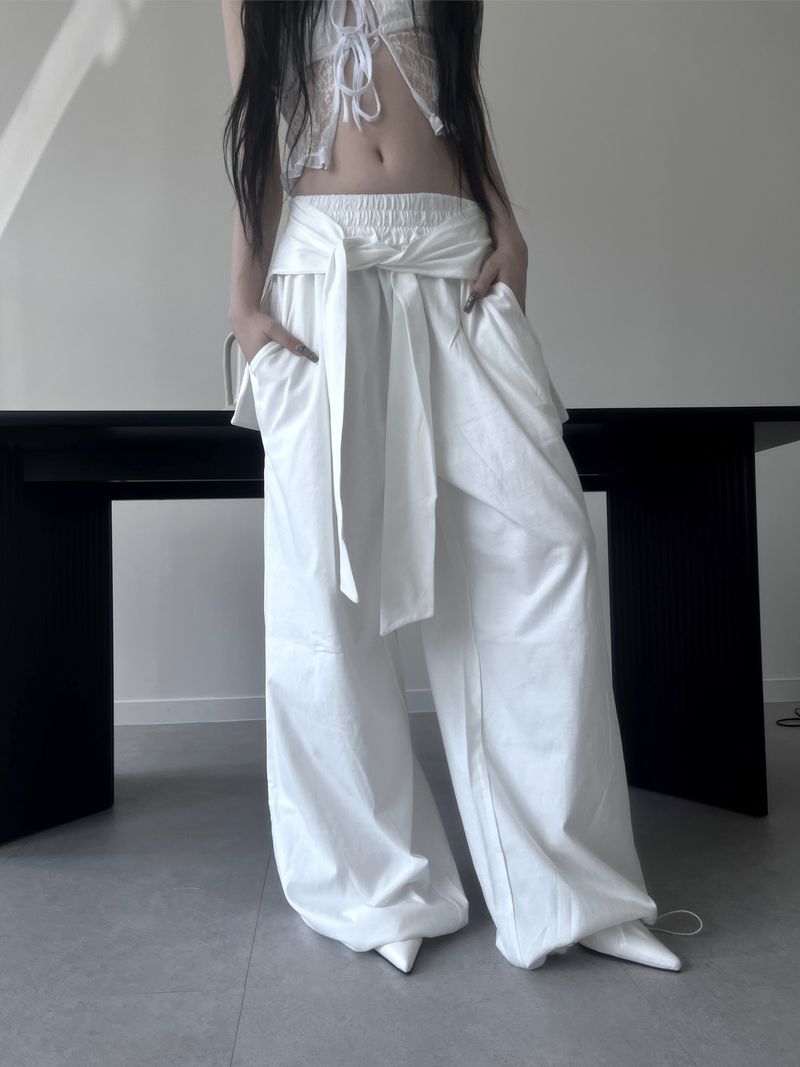 strap string pants (3color)