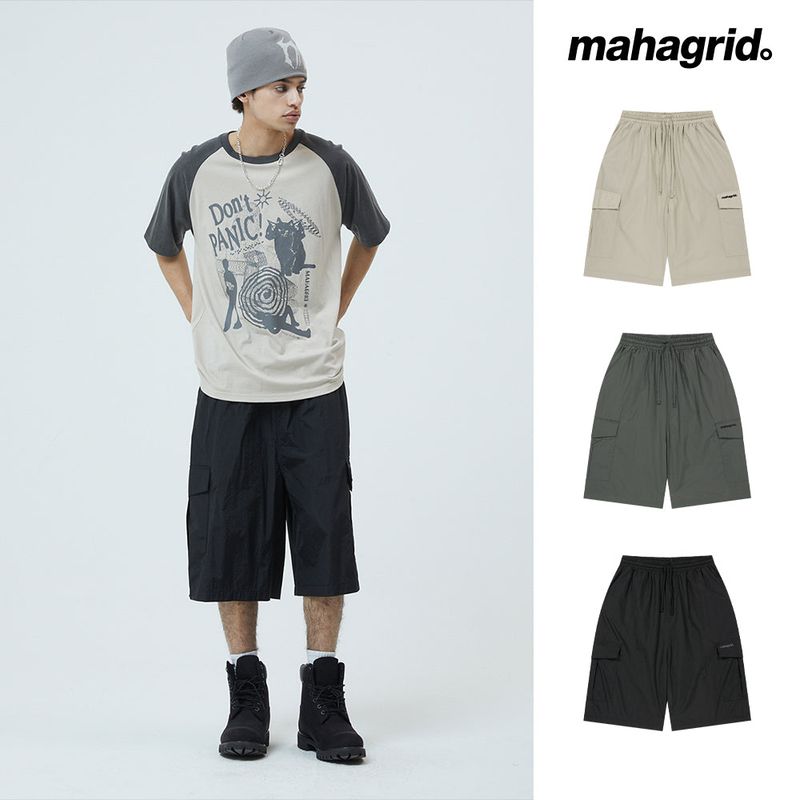 NYLON BERMUDA CARGO SHORT