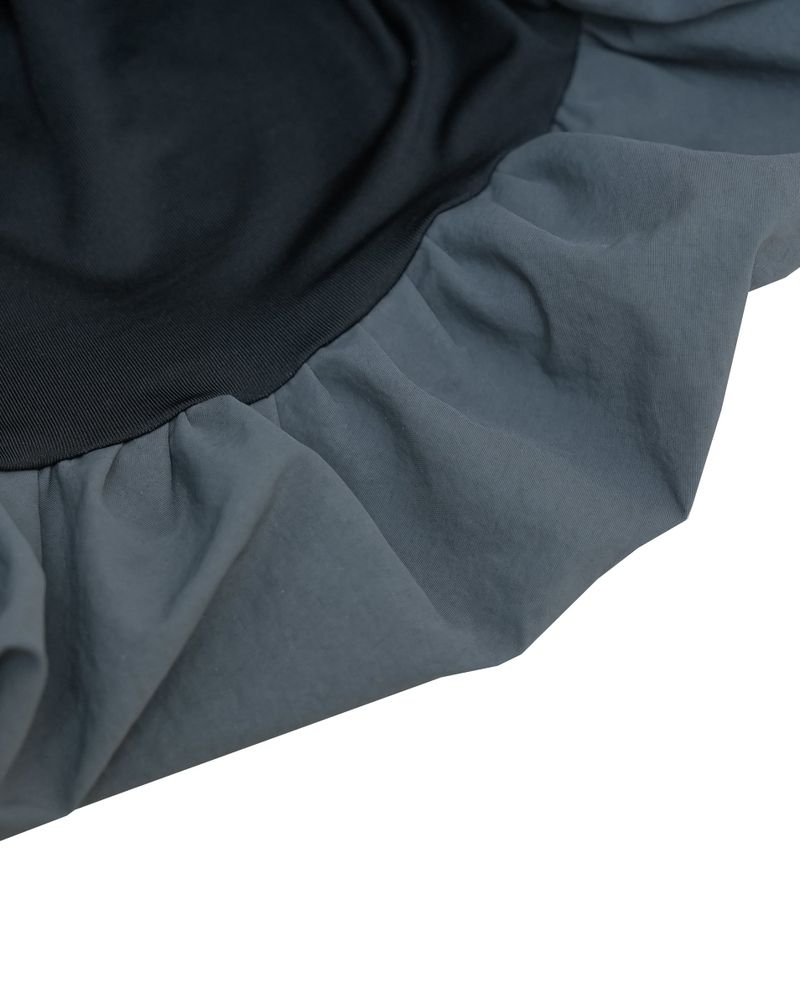 Folding puff skirt / gray