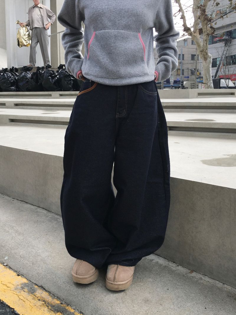 Repocket Non-Fade Balloon Denim (1c)