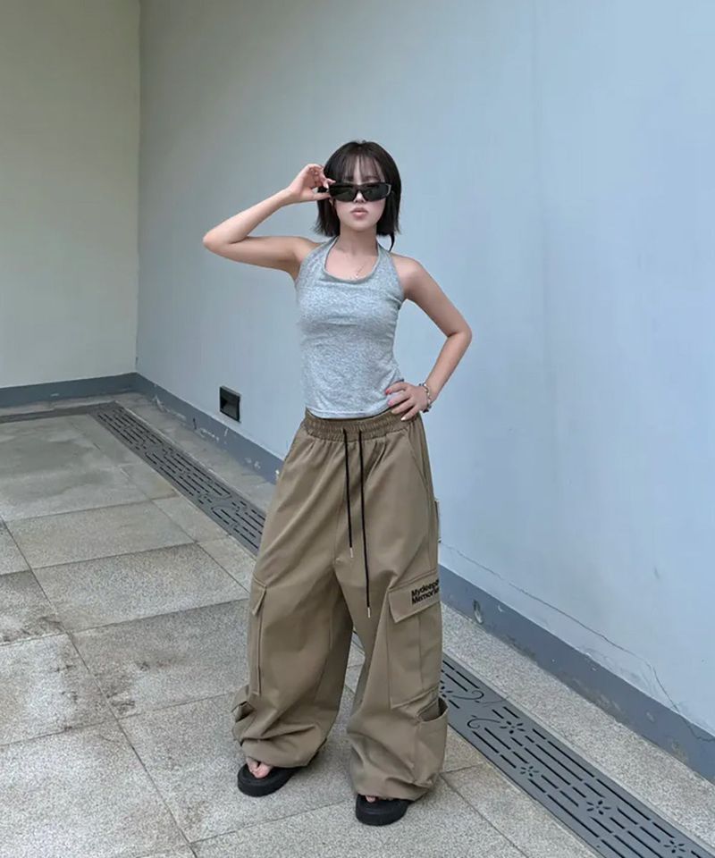 (PT) MM WIDE MULTI CARGO PANTS(BEIGE)