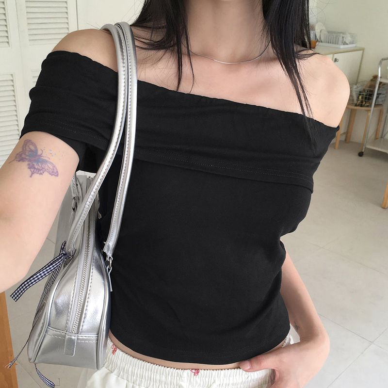 Choton Checkered Ribbon Strap Bowling Shoulder Bag