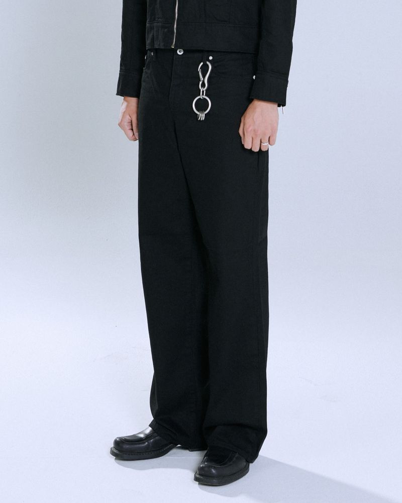 SEMI WIDE PANTS BLACK