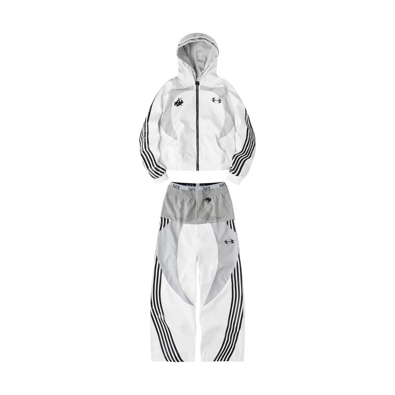 "BBY TECHBOI" 3 LAYER NYLON TRACKSUIT - HOODZIP