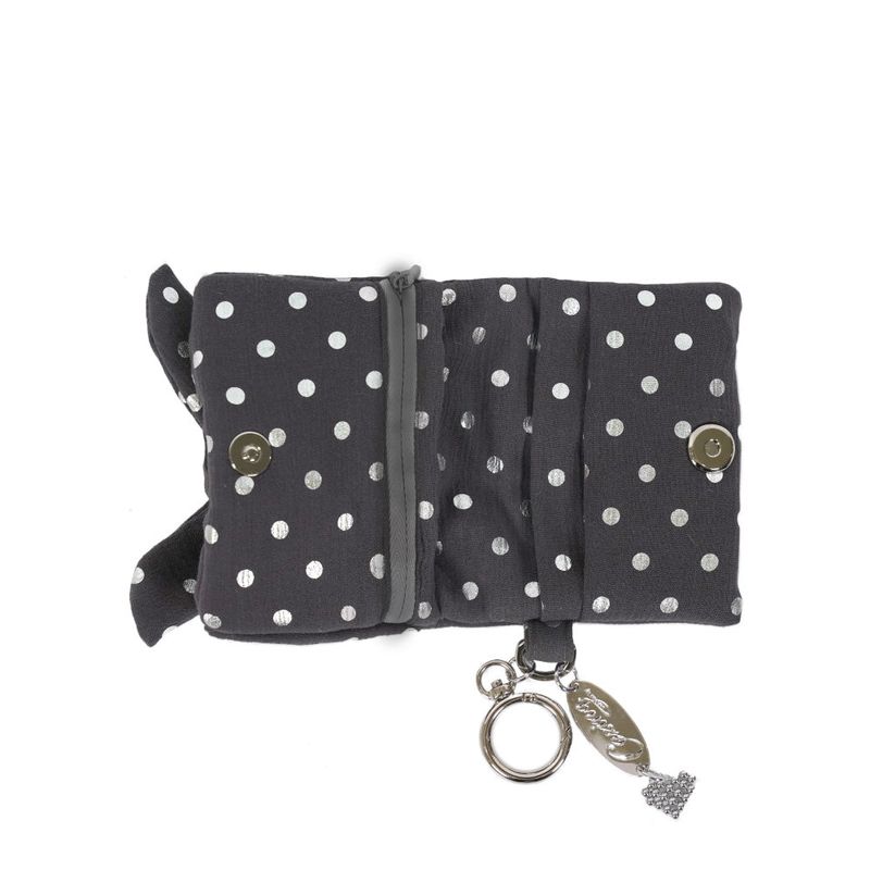 Ribbon wallet_dot charcoal