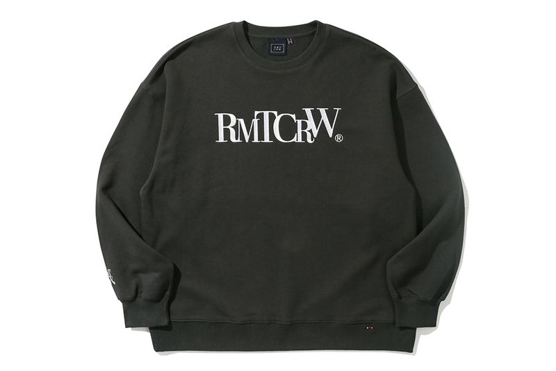 RECENT LOGO SWEAT SHIRT_CHARCOAL