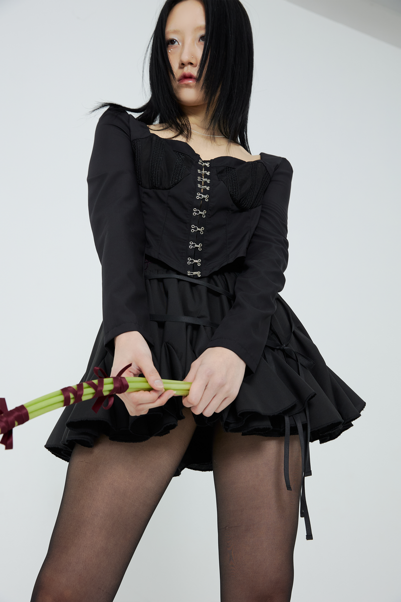 bustier blouse