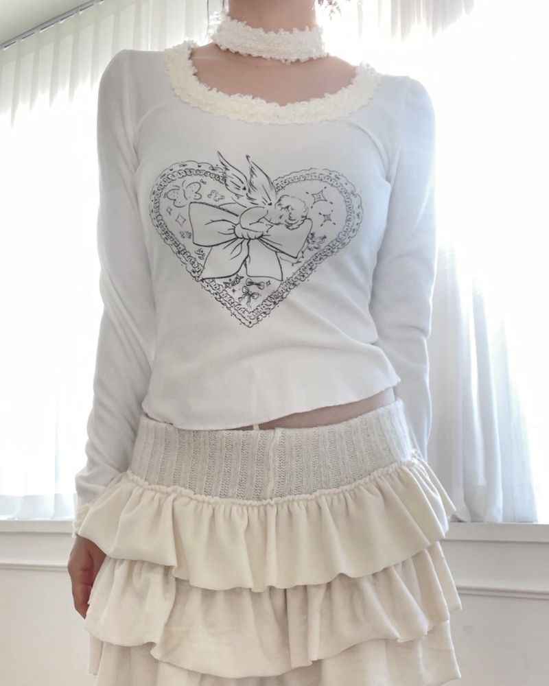 heenytsuki(ヒニツキ)の「Baby angel t-shirt(Tops)」