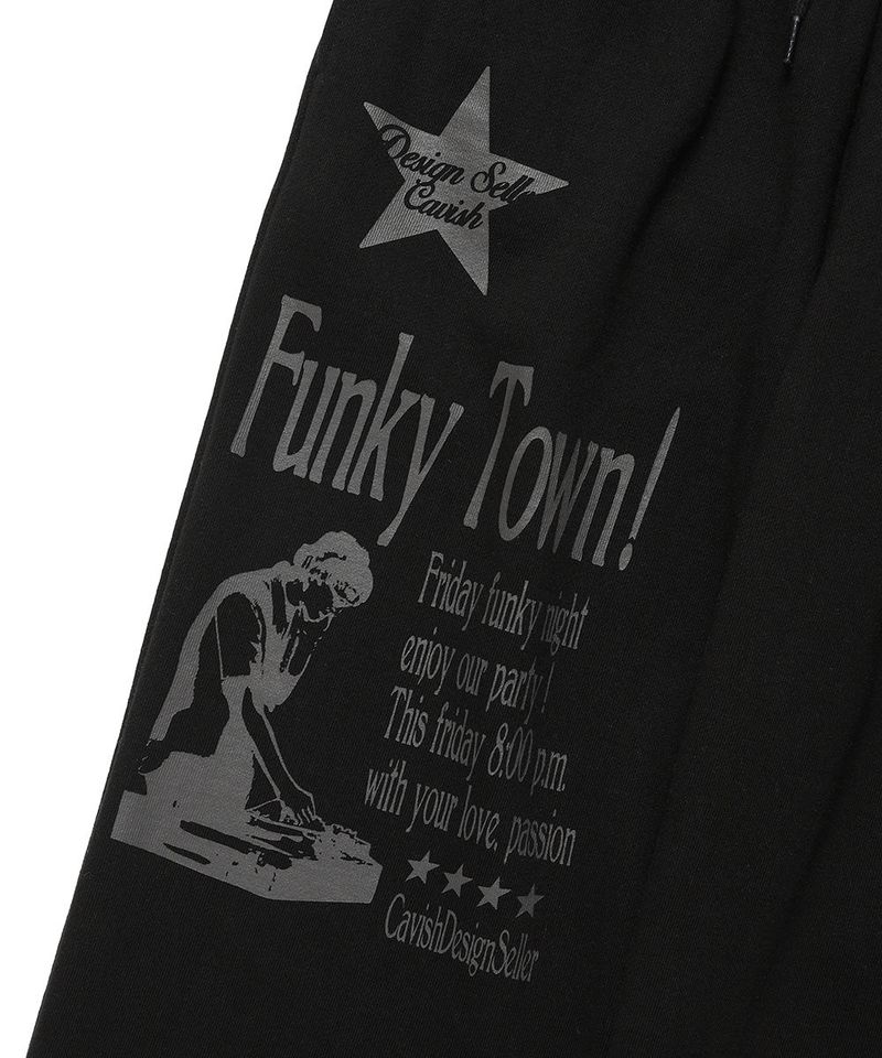 PICTORIAL SWEATPANTS BLACK(CV2DSUPA02A)