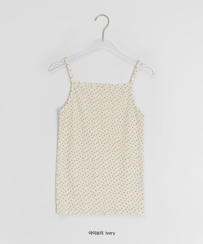 Hatil Floral Ribbed Sleeveless