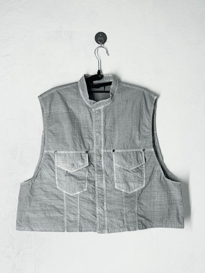 Cropped pigment vest 2C