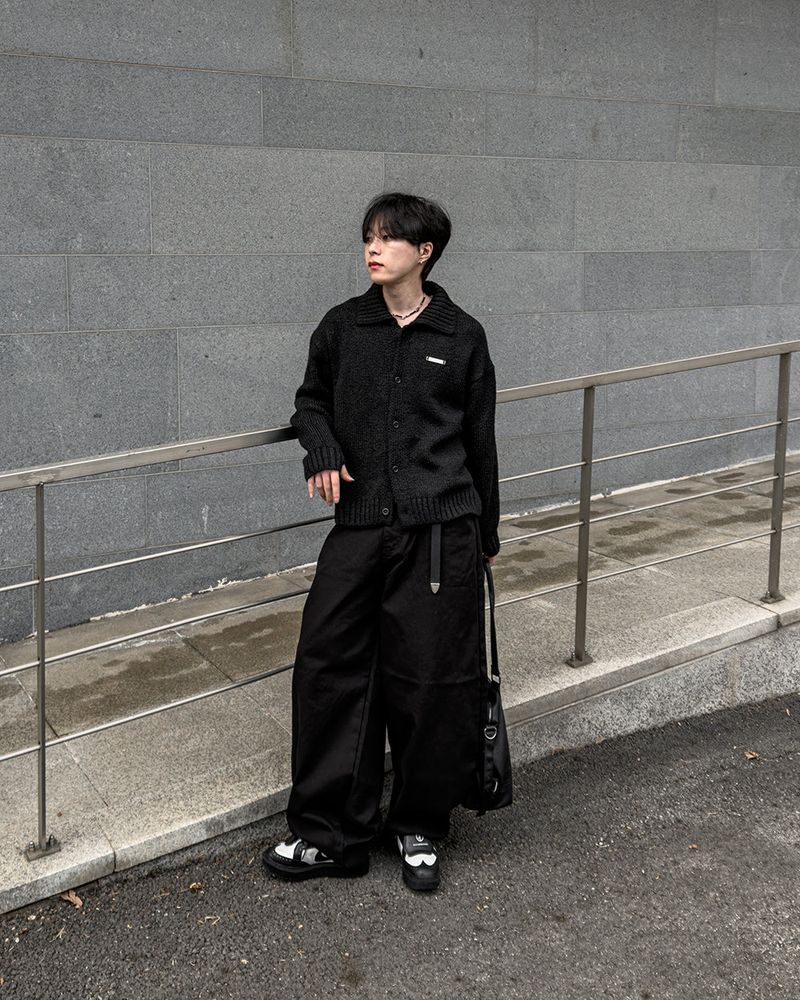 Nevis Cotton Wide Curved Pants