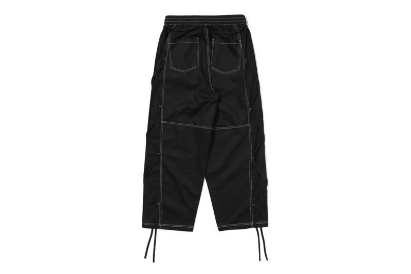 SIDE STRING PANTS_BLACK