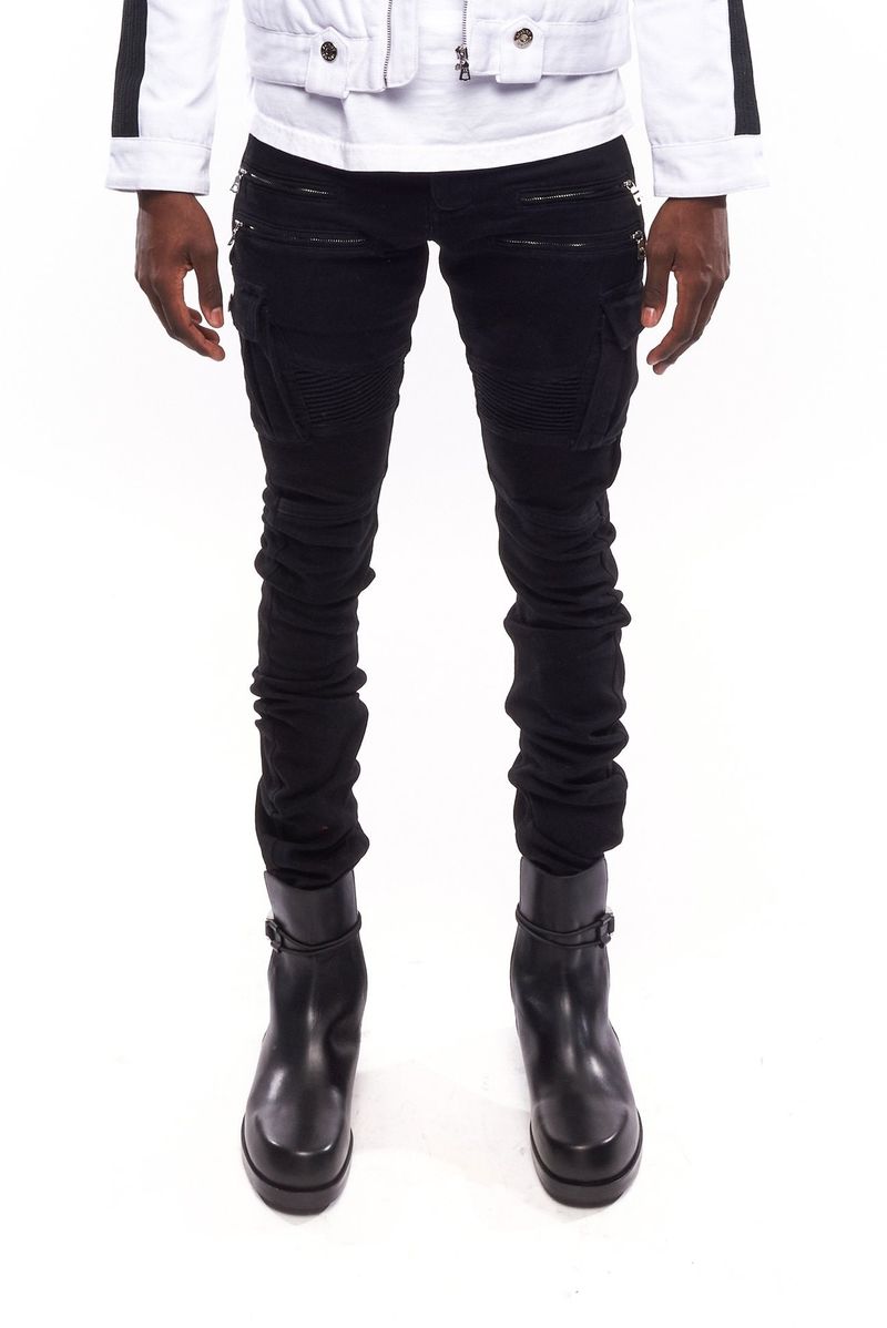 AKINGS（エーキングス）の「BIKER STACKED JEANS（Pants）」