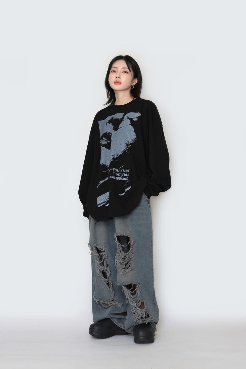Dirty Vintage Balloon Denim Pants