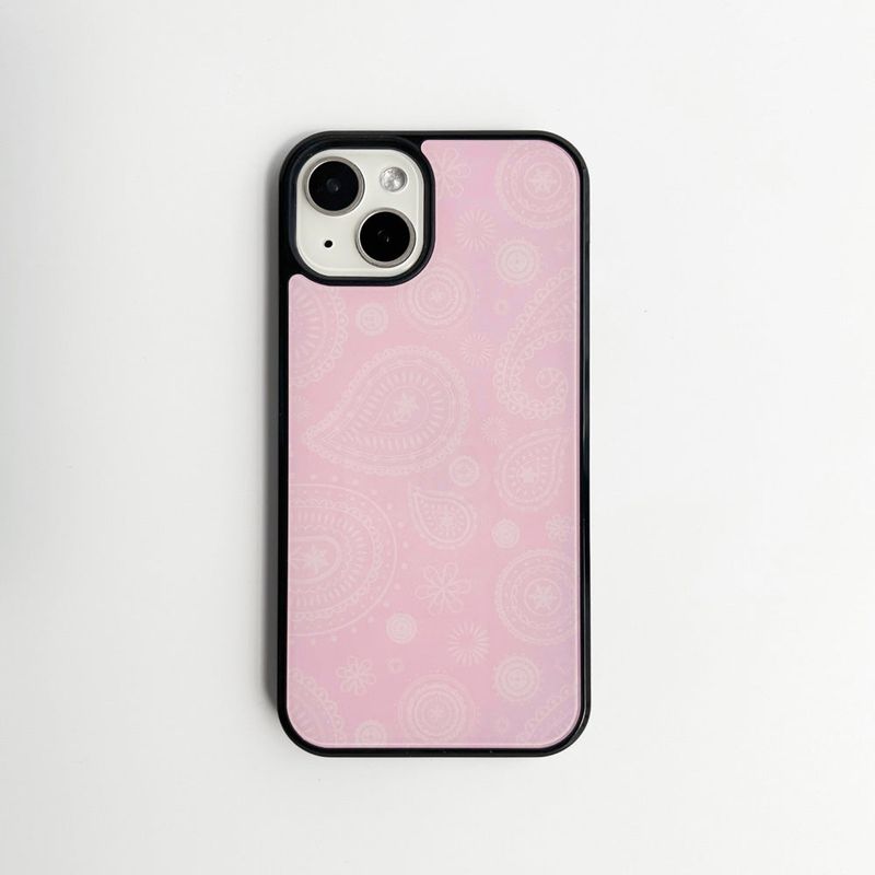 [MADE] pink paisley bumper case