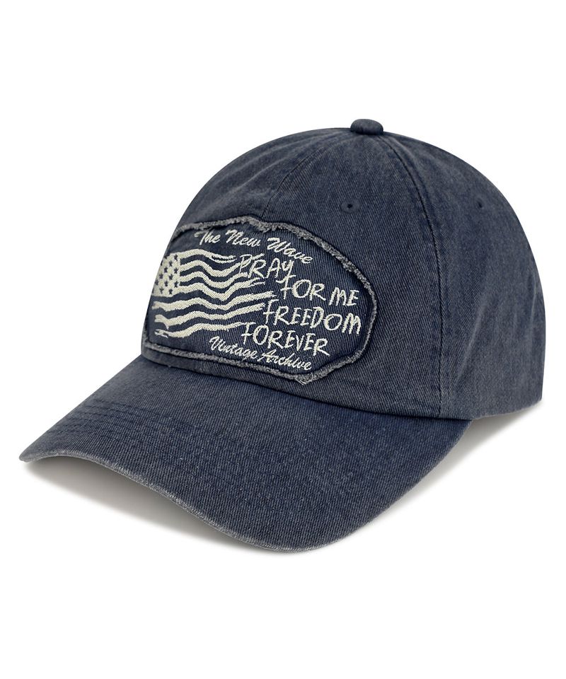 mahagrid(マハグリッド)の「RAW CUT FLAG CAP(Hats)」