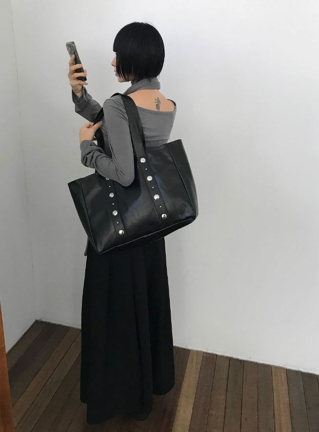 FLUID PLEATS LONG SKIRT