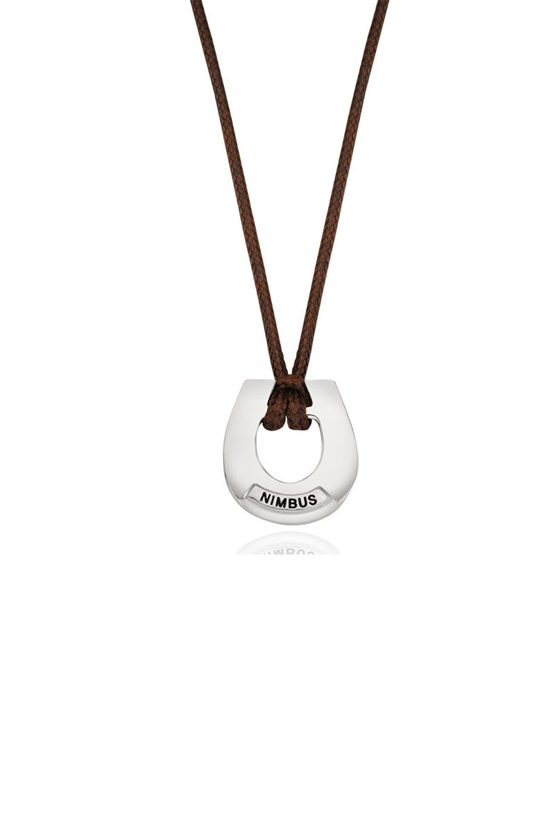 Horseshoe Leather Necklace(BR)