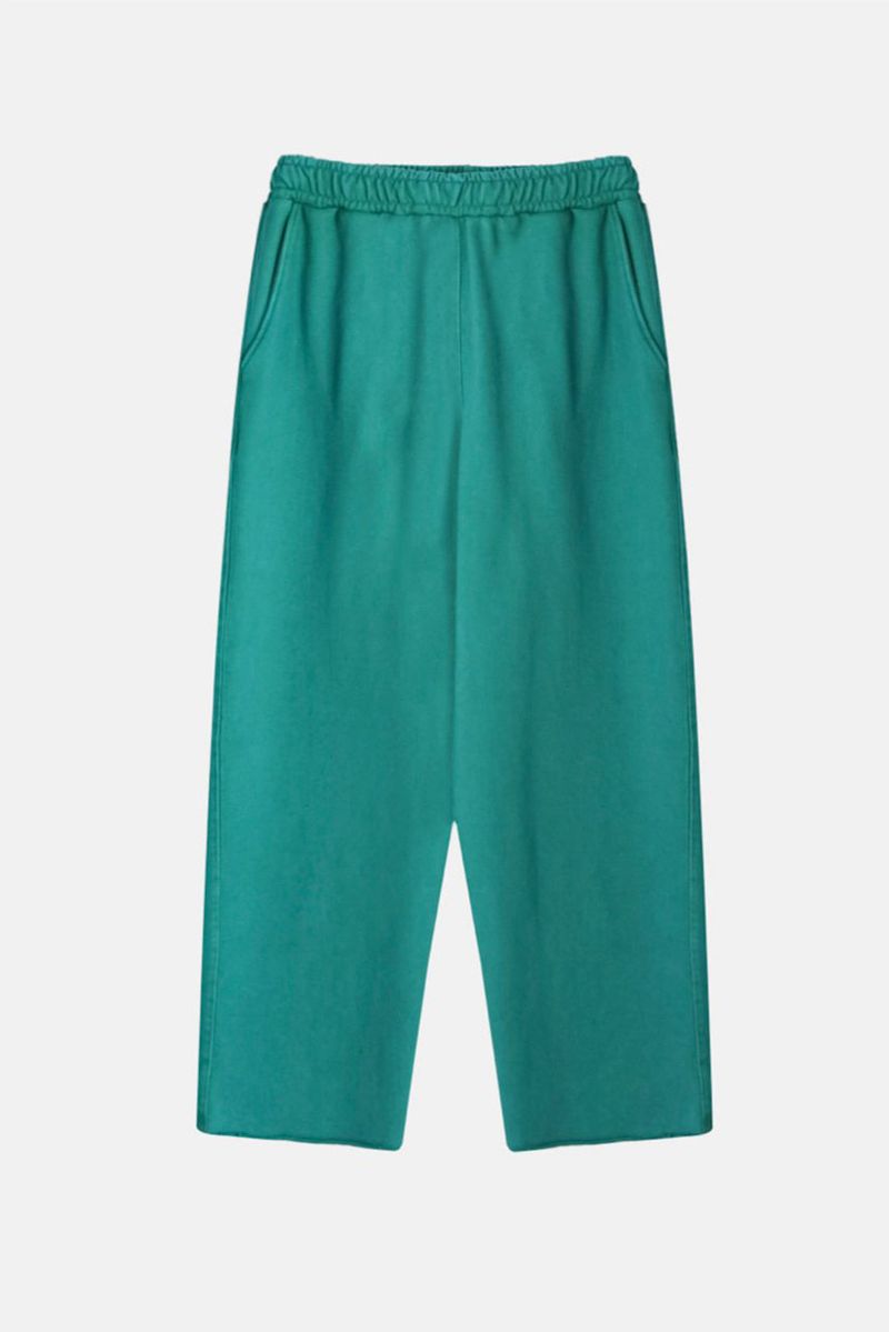 Cut-off washed sweatpants