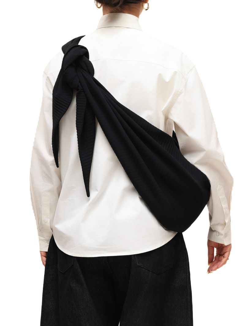 6CRAYON Pleated Adjustable Multi-Function Hobo Bag