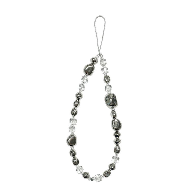 JSG Silver Blend Crystal Beads Strap - Normal