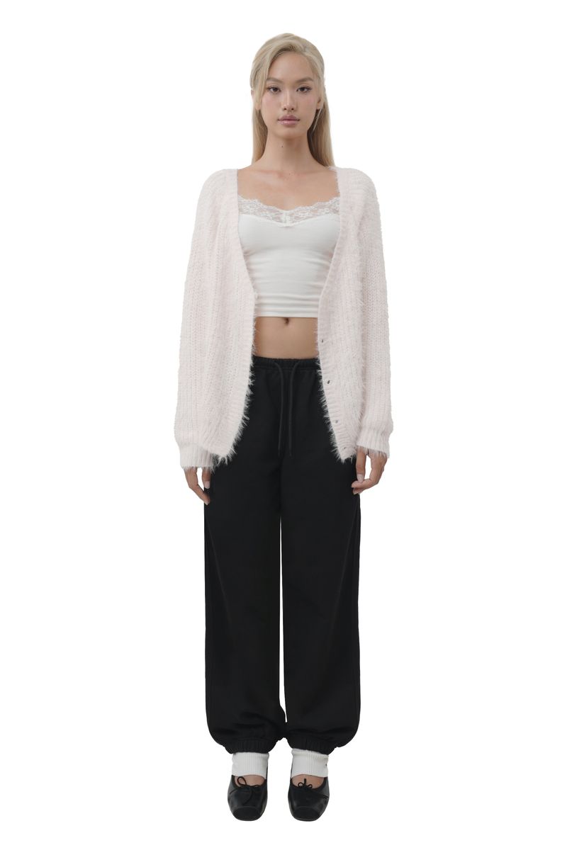 Sugarplum hairy cardigan