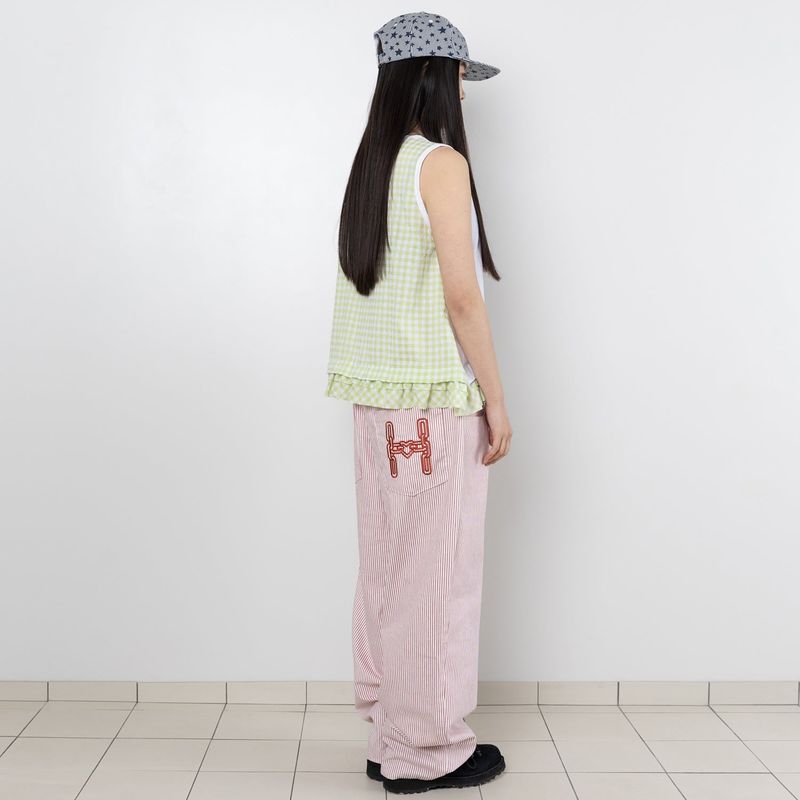 Twister Ruffle Sleeveless - White