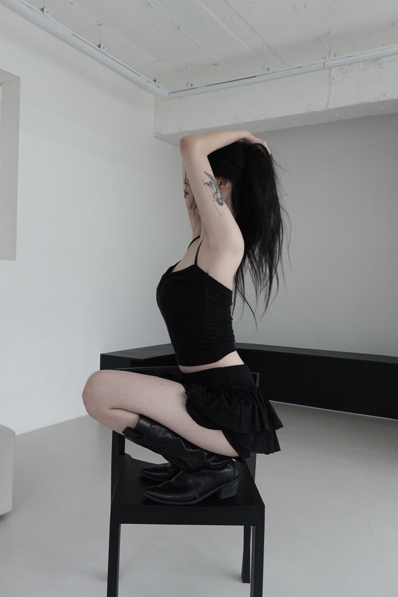cancan skirt pants (2color)