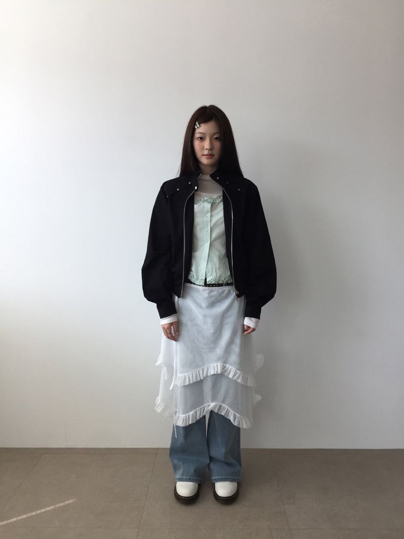 Luke Studded High-Neck Jacket (2color)