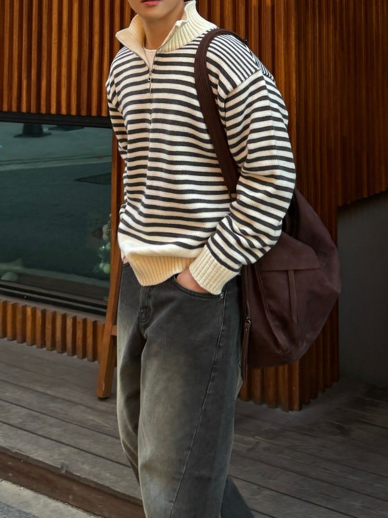 Haim half zip up knit
