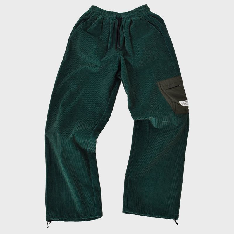 MUMBLE CARGO CORDUROY PANTS (GREEN)