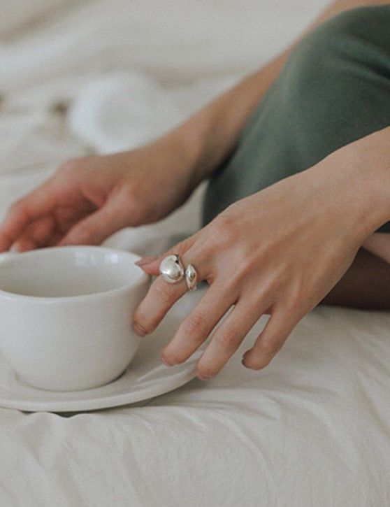 Wade Mirror Ring Silver