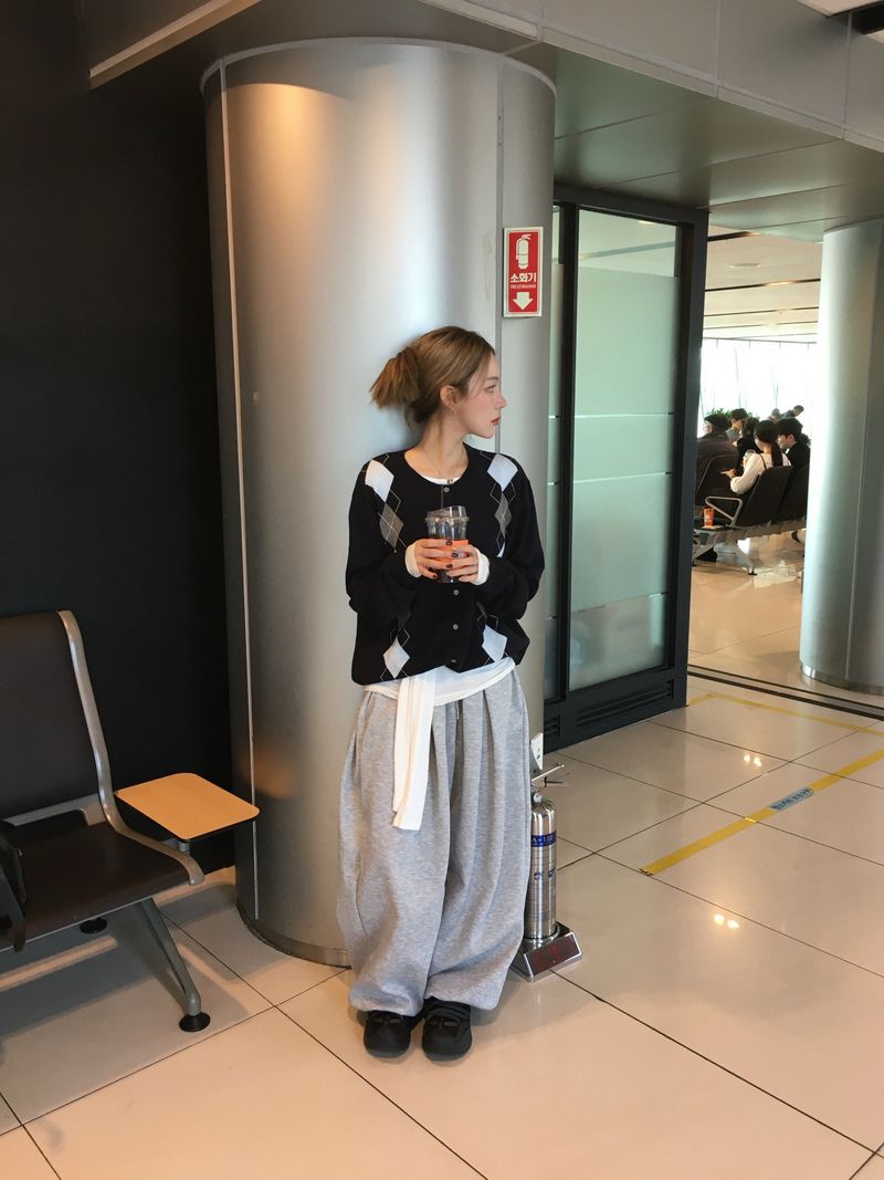 Nugget Pintuck Wide Balloon Pants (5c)