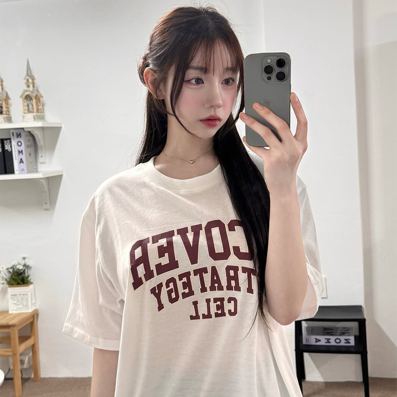 NCOVER（エンカバー）の「ストラテジーロゴTシャツ-ホワイト（トップス）」