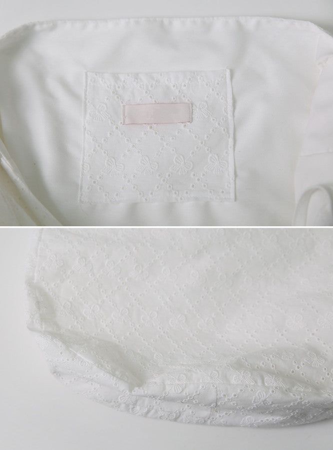 Ribbon Lace Eco Shoulder Bag