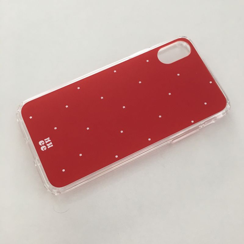 red little star case (jelly hard)